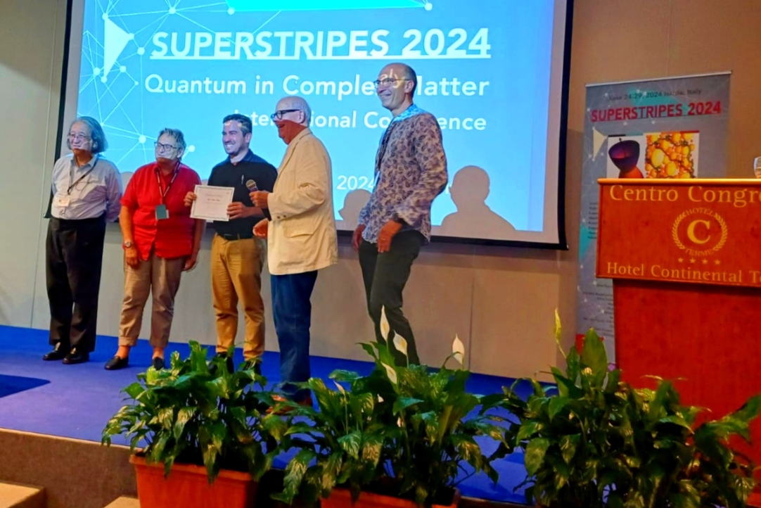 Illustration for news: The scientists of the Center made presentations on the results of their research on superconductivity in complex multicomponent systems during the International Scientific Conference SUPERSTRIPES